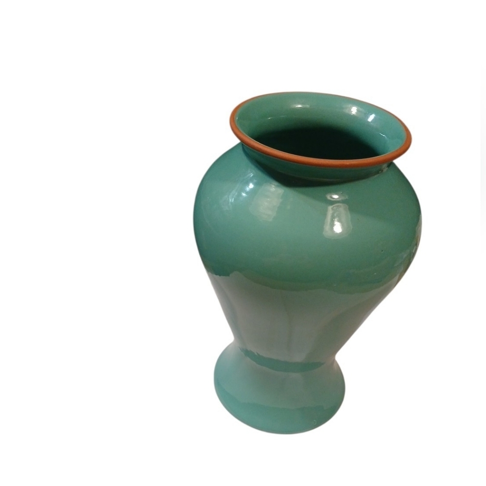 Vintage Teal Vase - Picture 3 of 7